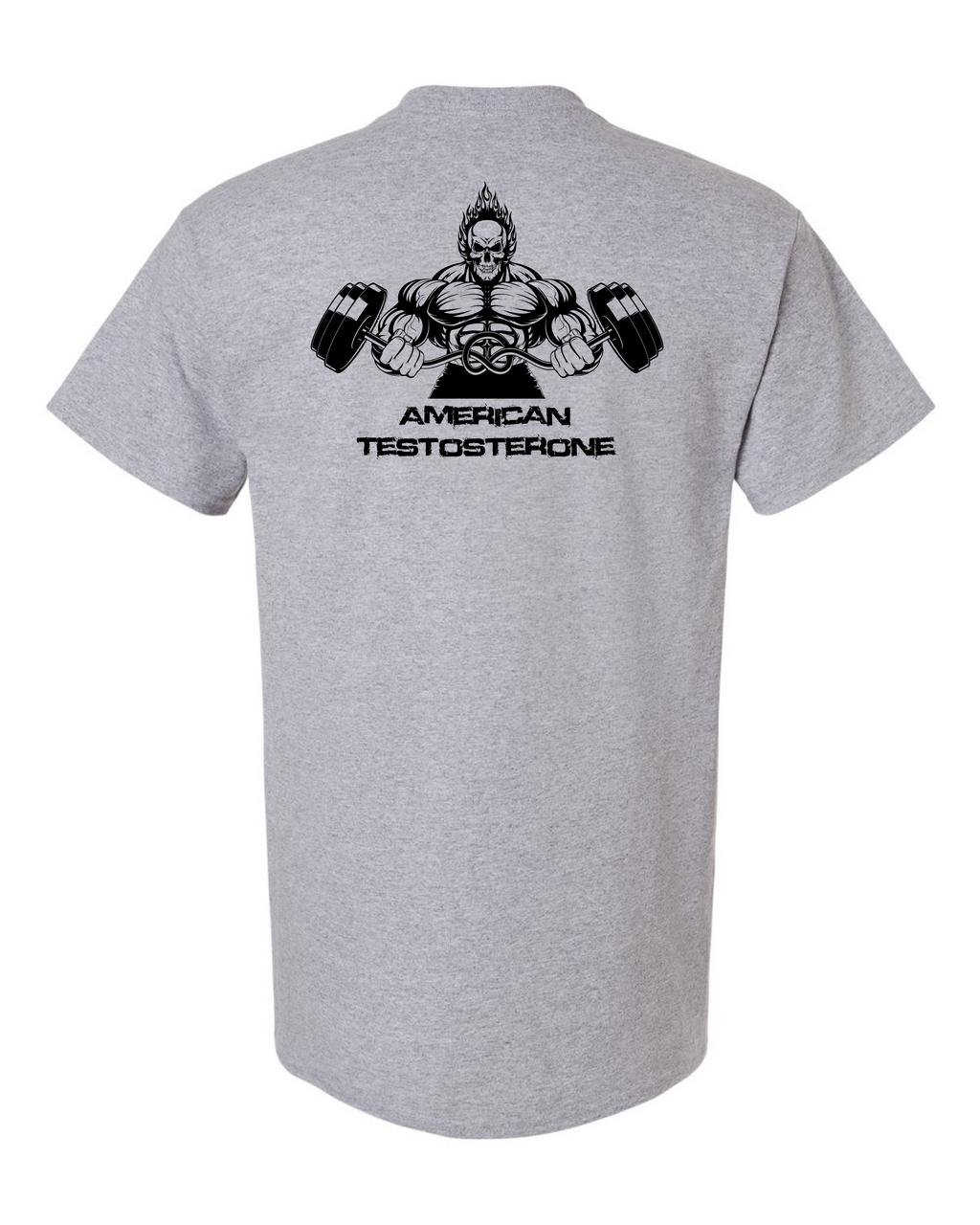 American Testosterone Strength T-Shirt - Premium Cotton Blend Athletic Fit